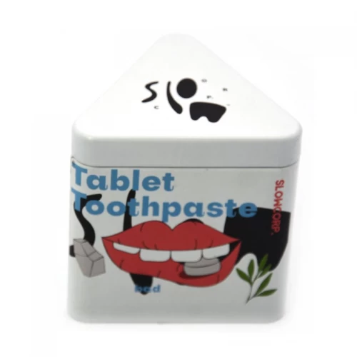 Custom Triangle Tin Can Biscuit Cookies Tin Box