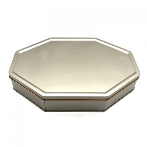 Custom Chocolate Octagon Tin Can