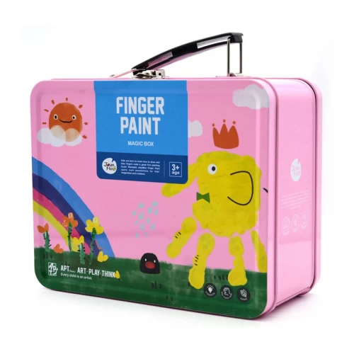 Custom Branded Rectangle Tin Lunch Box With Lock