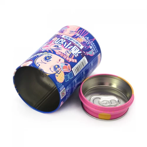卸売りの丸いビールはギフトストレージメタルブリキ缶を形作ることができます