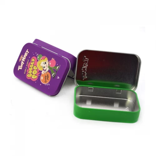 Custom Rectangle Metal Tin Csae Playing Card Tin Box Manufacturer