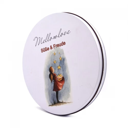 Custom Round Assorted Chocolate Tin Box