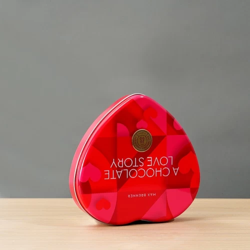 Wholesale Custom Heart Shaped Chocolate Tin Box