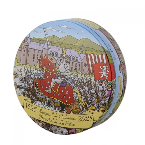 Custom Printed Round Cookies Tin Box