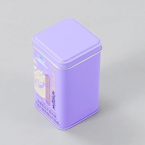 Individuell bedruckte quadratische Blechdosenverpackung aus Metall