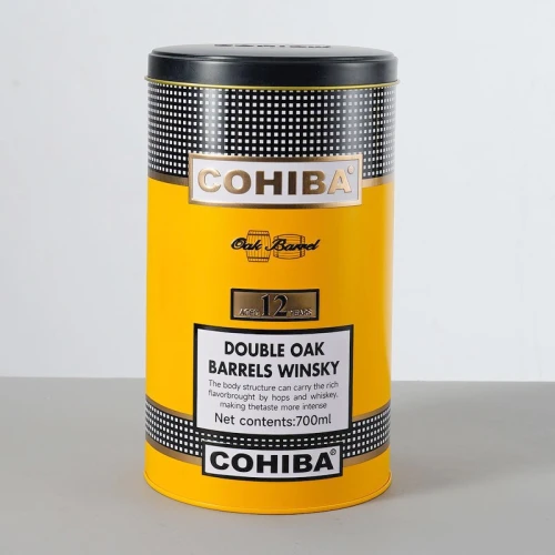 Custom Printed Round Tea Tin Box Packaging