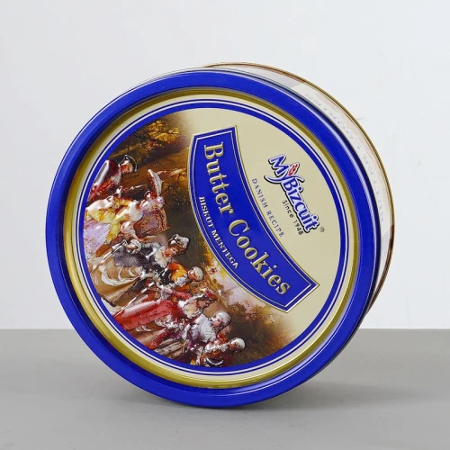 Custom Printed Round Cookie Tin Packaging
