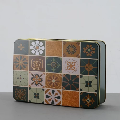 Custom Rectangular Tin Box Packaging Container