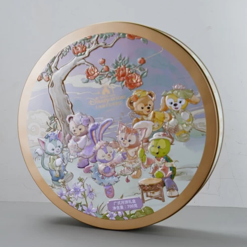 Custom Printed Round Tin Box Container Packaging