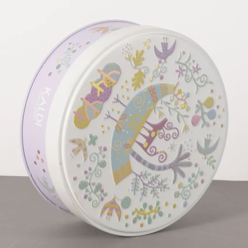 Круглые контейнеры для печенья с индивидуальной печатью