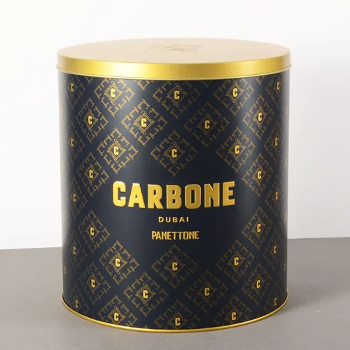 حاويات علب الصفيح المعدنية المستديرة المصنوعة حسب الطلب من المصنع