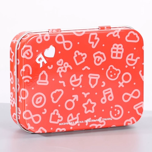 Kotak pembungkusan timah segi empat tepat bercetak tersuai