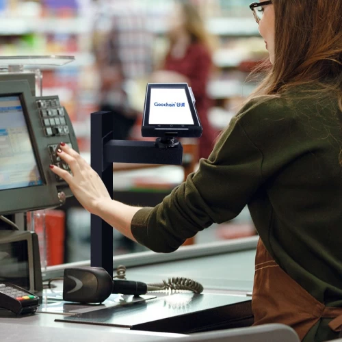 Locking metal Wall Mount POS Terminal Stand | Adjustable, Secure, Factory Direct