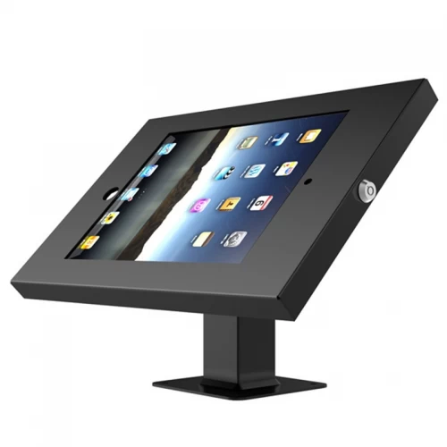 360 degree rotation Anti-Theft iPad POS terminal payment stand tablet counter stand with security lock