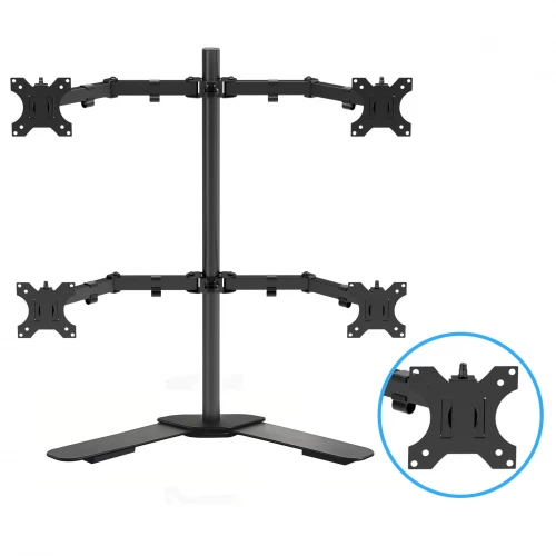 Universal Adjustable Tablet POS Stand with PIN Pad Holder – Dual-Structure Design for iPad & Android Tablets | Rotatable & Lockable POS Mount for Retail & Restaurant Checkout - COPY - w4pm01