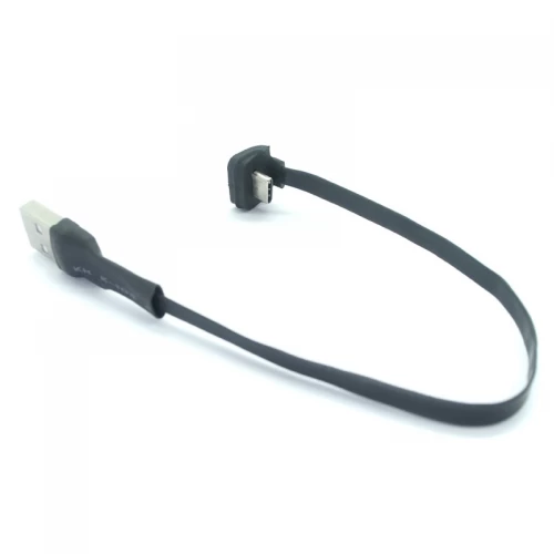 USB 2.0 tot 90-graden Type-C FPC-kabel met warmte krimpende slang-Fabrikant voor tablet- en iPad POS-betalingssystemen | ISO 9001 & ISO 13485 gecertificeerd