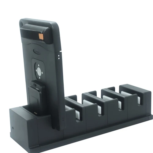 5-Bay Intelligent Charging Dock with Magnetic 8-Pin Pogo Pin Connector | Custom Multi-Device Charging Station Manufacturer