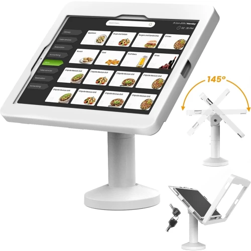 Tablet Stand Kiosk with Lock – Compatible with 10.9