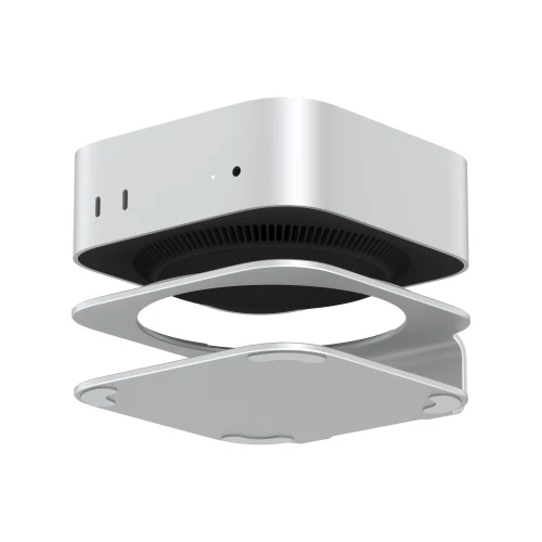 Aluminum Alloy Desktop Stand & Heat Dissipation Base for Mac mini M4 / M4 Pro
