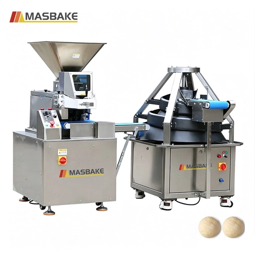 Industrial Dough Divider and Rounder Dough Processing Machine