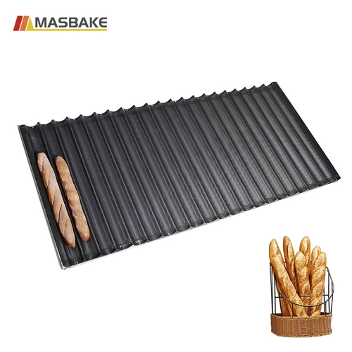 Large Size Industrial 21-Slots French Bread Baking Tray