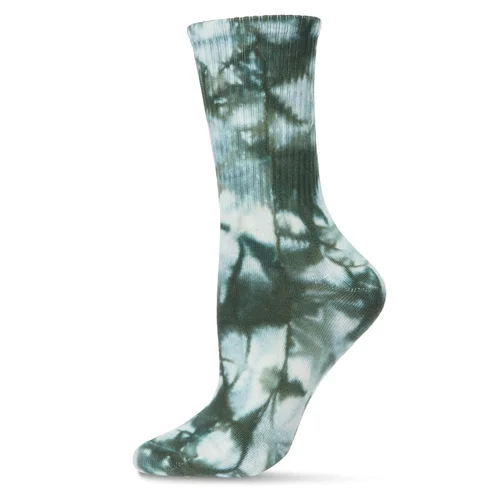 Customized Unisex 5-Pack Tie-Dye Breathable Cotton Short Socks