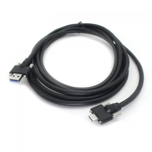 China dual screw locking usb cable supplier, Dongguan customized usb ...