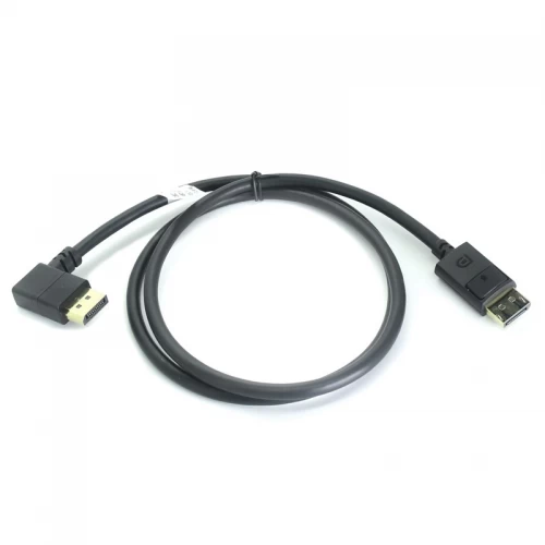 China Displayport-kabel DP1.4-kabel DP mannelijk naar mannelijk 90 graden DP-kabel voor pc-laptop tv-monitor fabrikant