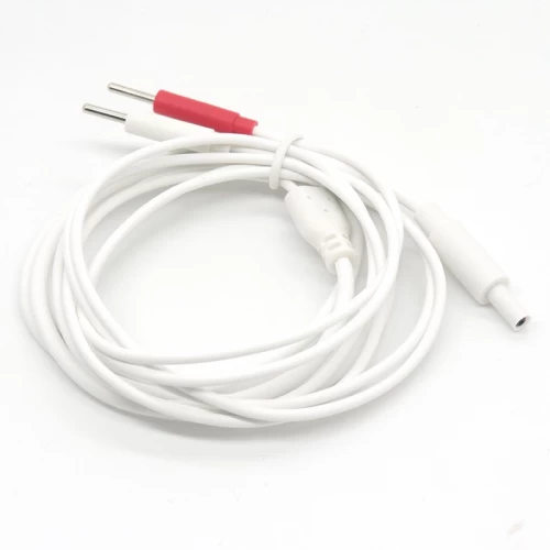 中国 定制的DC 2.35毫米男性到双2.0针电极ECG铅线 -  OEM/ODM制造商用于治疗设备 制造商