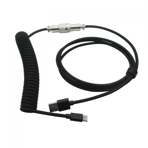 Cina Custom USB-A e USB-C a GX Connector Aviation Coild Cavo | Grado medico e industriale produttore