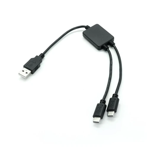 中国 USB-公头到智能识别芯片到双USB Type-C公头电缆| OEM制造商| ISO 9001认证 制造商