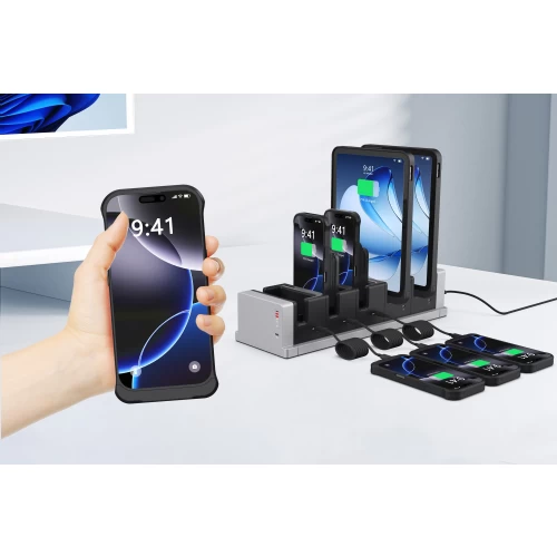 China Pogo Pin Tablet Charging Dock with Magnetic Connector – Custom POS Charging Solution manufacturer
