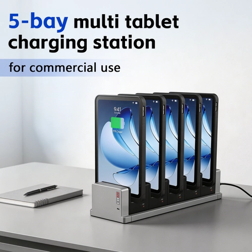 What Is a Multi Tablet Charging Station | 5-Bay Tablet Charging ...