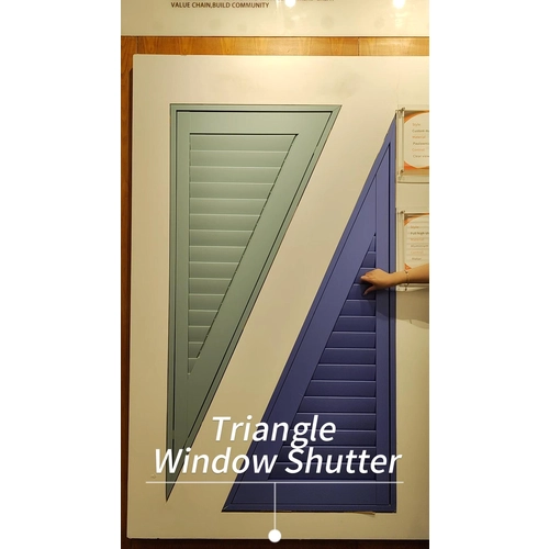 triangle plantation shutter - China Leading OEM Made to Measure Window ...