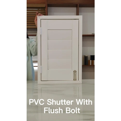 PVC Shutter With Flush Bolt - China Leading OEM Made to Measure Window ...