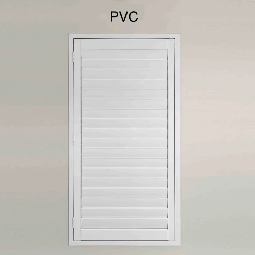 Obturador de janela em PVC, fábrica de obturador huasheng