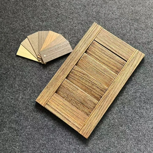 Brushed effect Paulownia Shutter