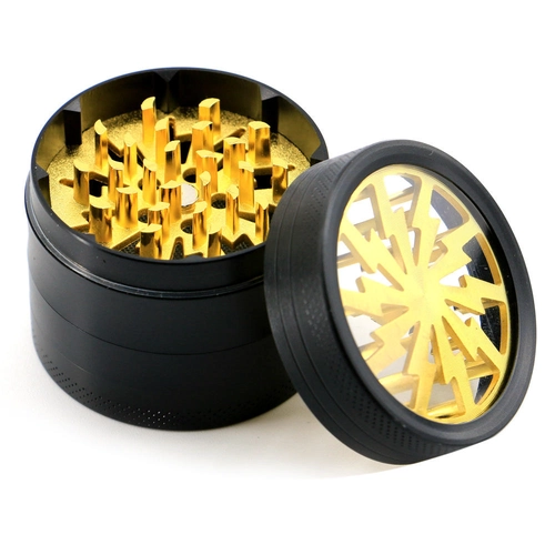 China Zinc Alloy 4 Layer Spice Grinder Tobacco Grinder Herb Grinder manufacturer