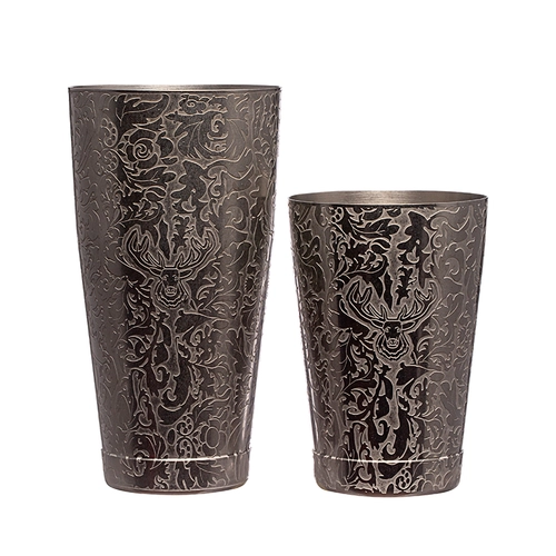 China Premium Stainless Steel Boston Cocktail Shaker Set For Bartending manufacturer