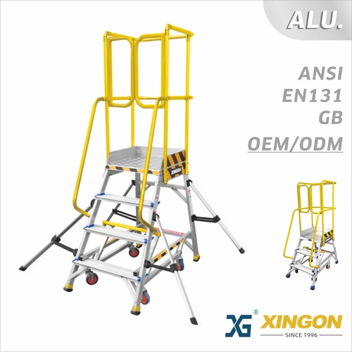 XG-358A 【Alluminio】 Scaletta per piattaforma