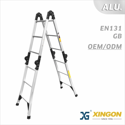 XG-115D 【АЛЮМИНИЙ】 Универсальная складная лестница