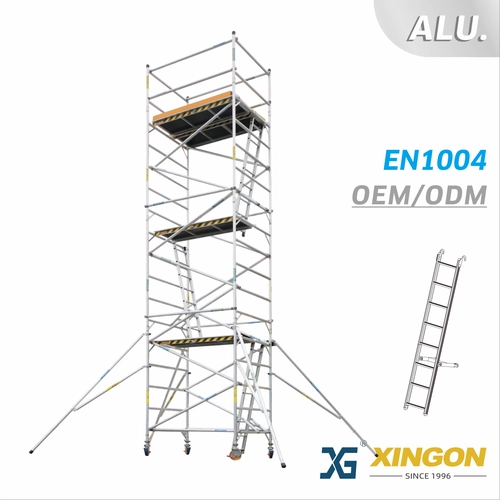 China XG-178SD 【ALUMINUM】 Wide Scaffolding With 20°Ladder manufacturer