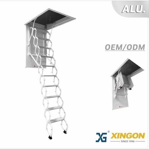 【ALUMINIUM】Ausziehbare Dachbodentreppe