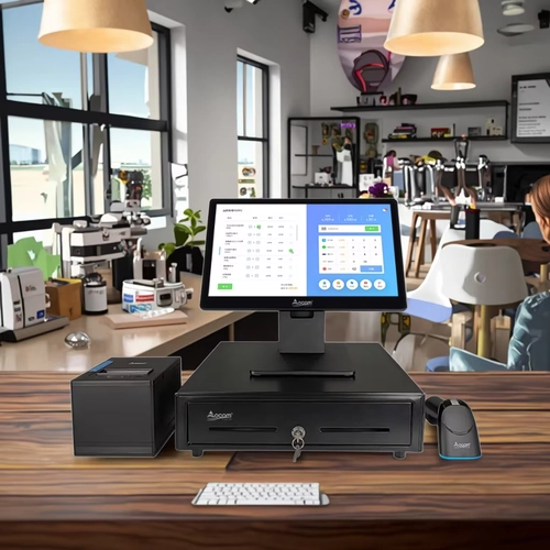 Windows 11 POS Machine with Borderless 15.6inch Screen Design for ...