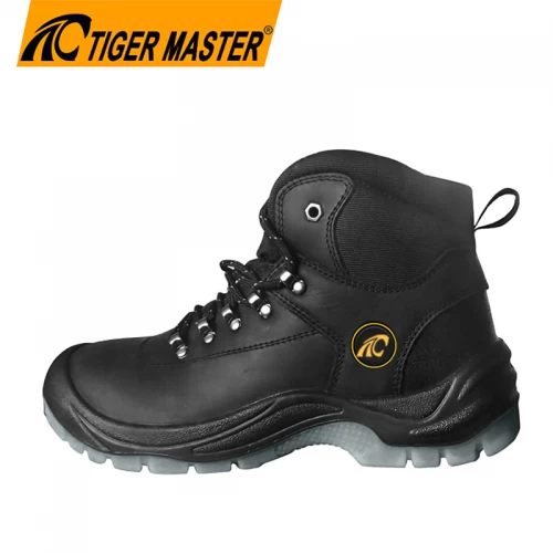 TPU sole safety boots manufacturer, genuine leather safety boots