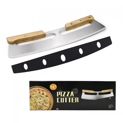 China pizza cutter wholesale,Stainless steel pizza knife factory,pizza cutter rocker supplier