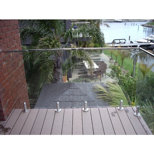 U shaped stainless steel handrail square slotted pipe for fiber glass ...