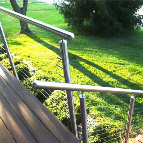 china stainless steel railings factory, Glass balustrade and cable ...
