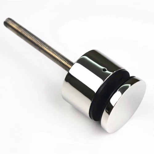 brushed stainless steel CRL glass rail standoff fittings