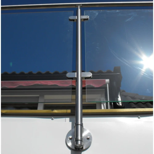 stainless steel side mounting bracket for glass railing